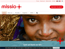 Tablet Screenshot of missio.com
