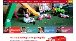 Desktop Screenshot of missio.org.uk