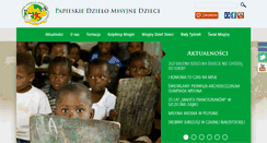 Desktop Screenshot of dzieciom-misji.missio.org.pl