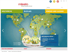 Tablet Screenshot of missio.ch
